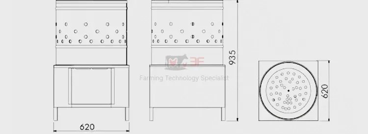 High-Quality Chicken House/Farm Equipment Machine Poultry Hair Plucking Machine