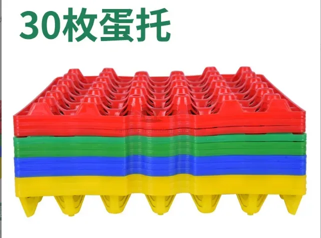 Plastic Containerplastic Egg Tray Plastic Incubator Chicken Egg Tray30 Holes Plastic Egg Tray for Packing and Transportation 30*30*5 Cm Plastic Egg Tray