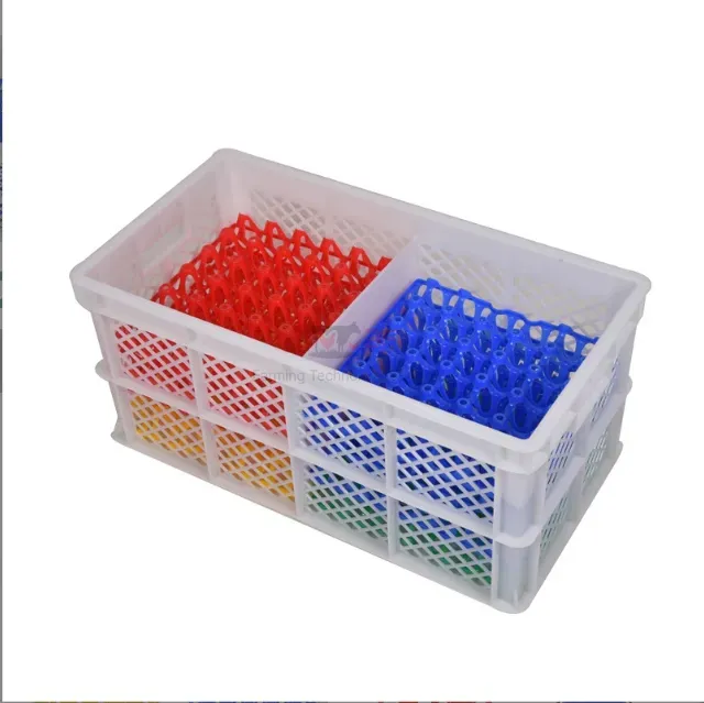 Plastic Containerplastic Egg Tray Plastic Incubator Chicken Egg Tray30 Holes Plastic Egg Tray for Packing and Transportation 30*30*5 Cm Plastic Egg Tray
