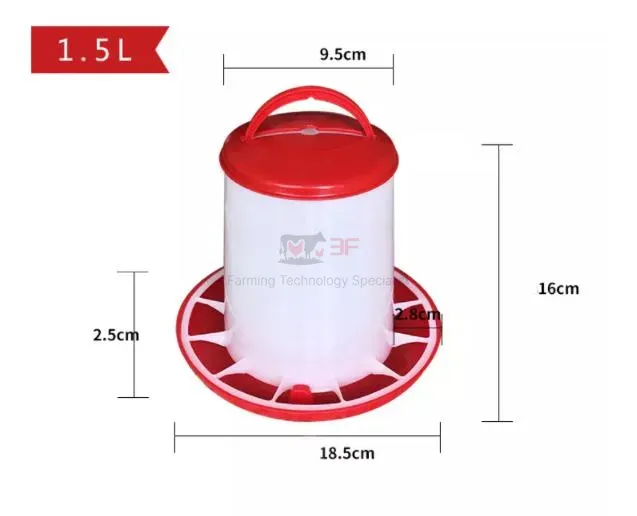 Plastic Direct Factory Supply Broiler Chicken Egg Chicken Waterer for Poultry Farm