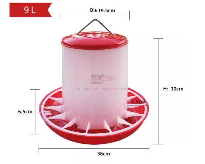 Plastic Direct Factory Supply Broiler Chicken Egg Chicken Waterer for Poultry Farm