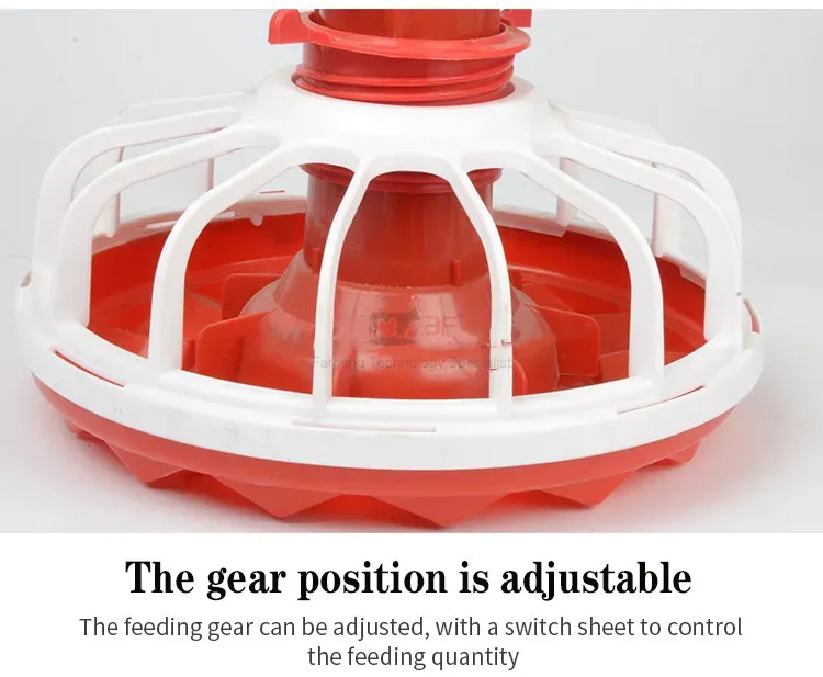 Durable Plastic Floor Poultry Farm House Auto Feeder Chicken Feed Pan